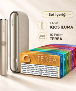 IQOS Iluma Gold + Terea Sigara Set